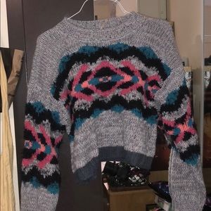Free people pattern sweater